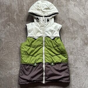 Billabong Woman's Ski Doo Puffer Vest Weatherproof Breathable Size Large